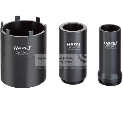 HAZET 4937-103/3 REAR AXLE PIN SOCKET SET FOR MAN AND MERCEDES